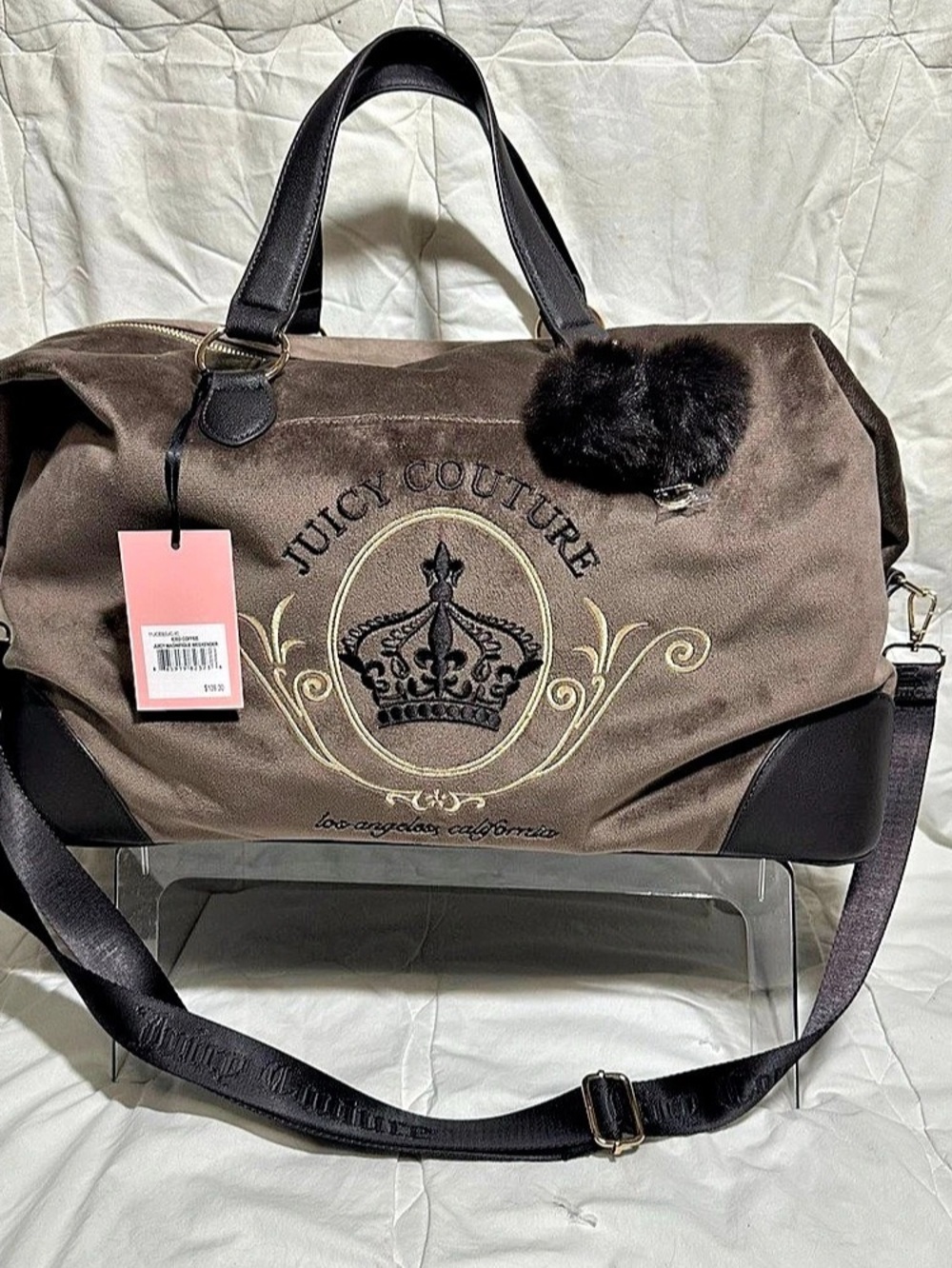 Juicy Couture Magnifique Weekender in Brown & Black NWT
